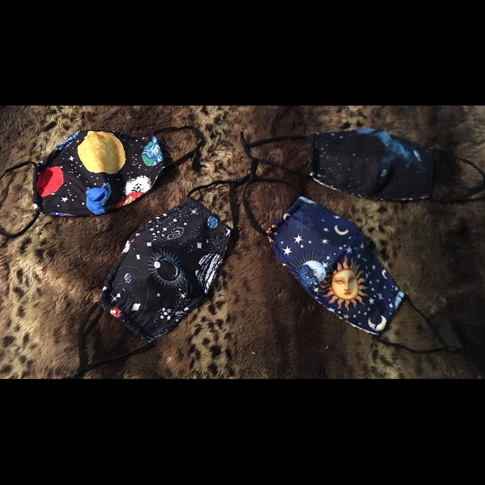 Face Bandannas Set of 4 Cotton Children’s Masks!